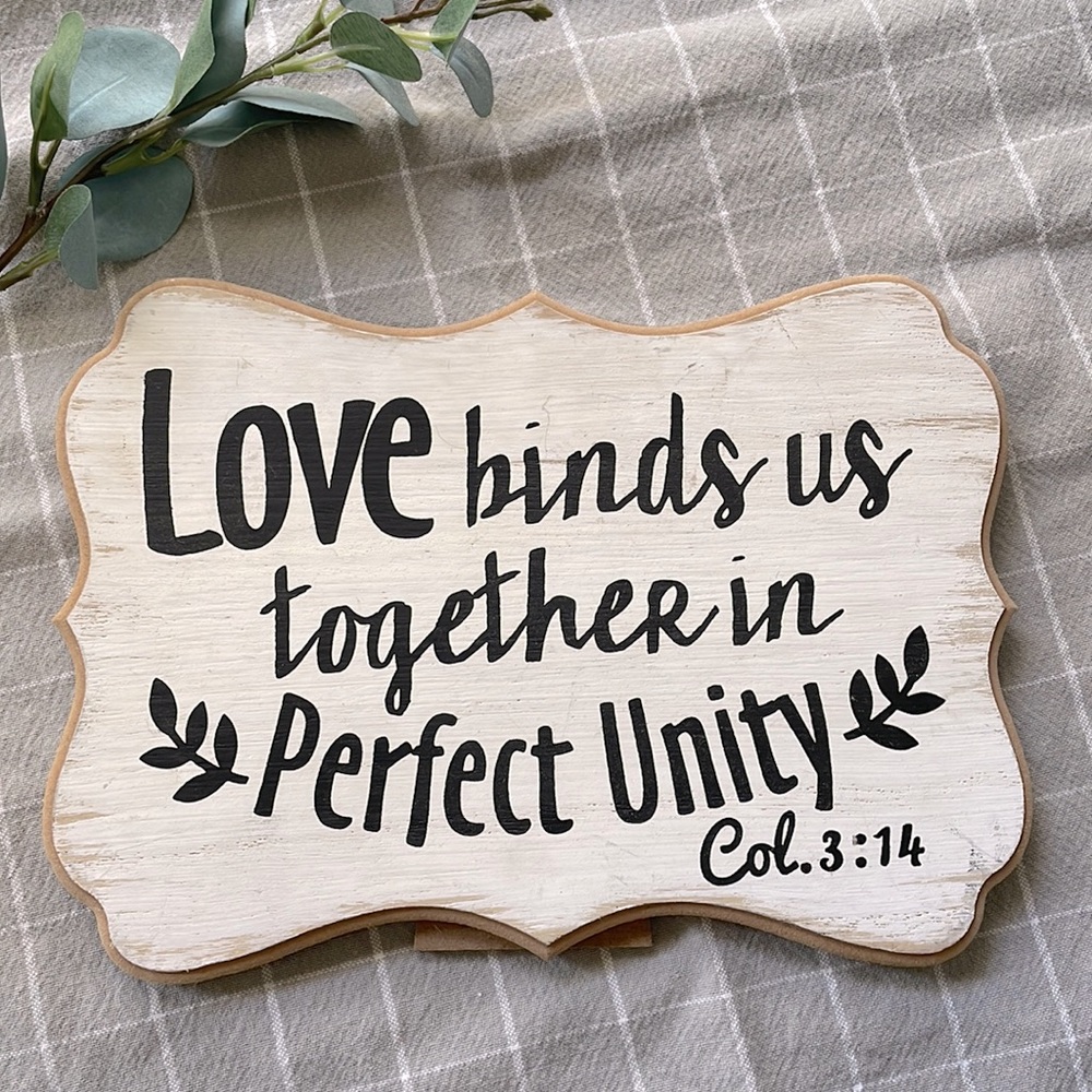 Bible Verse Sign from Hobby Lobby.